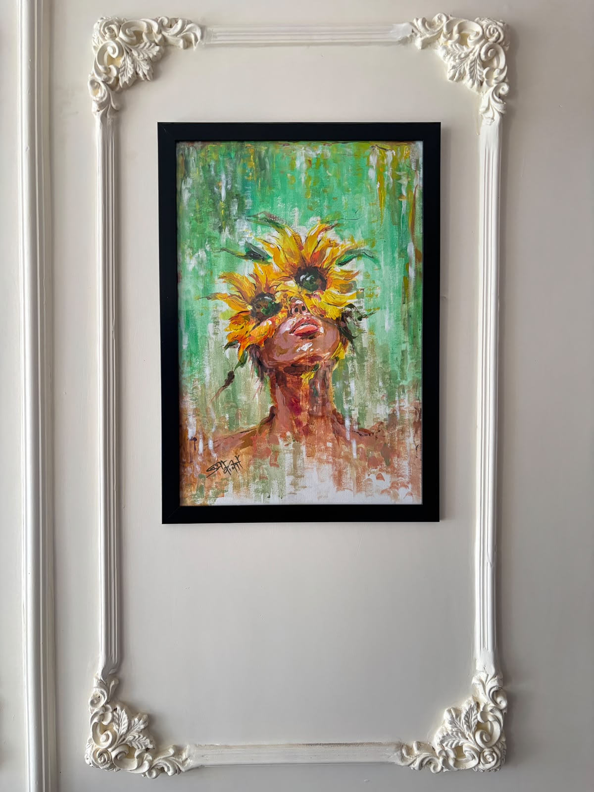 Sunflower Study — Art by Sulav Karki